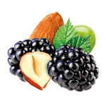 Zutaten Brombeeren, Haselnuss, Mandel und Trauben